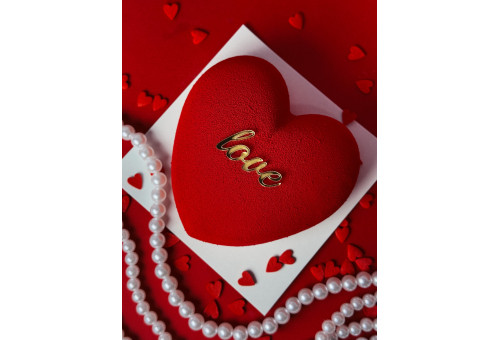 Муссовое сердце Карамельная груша